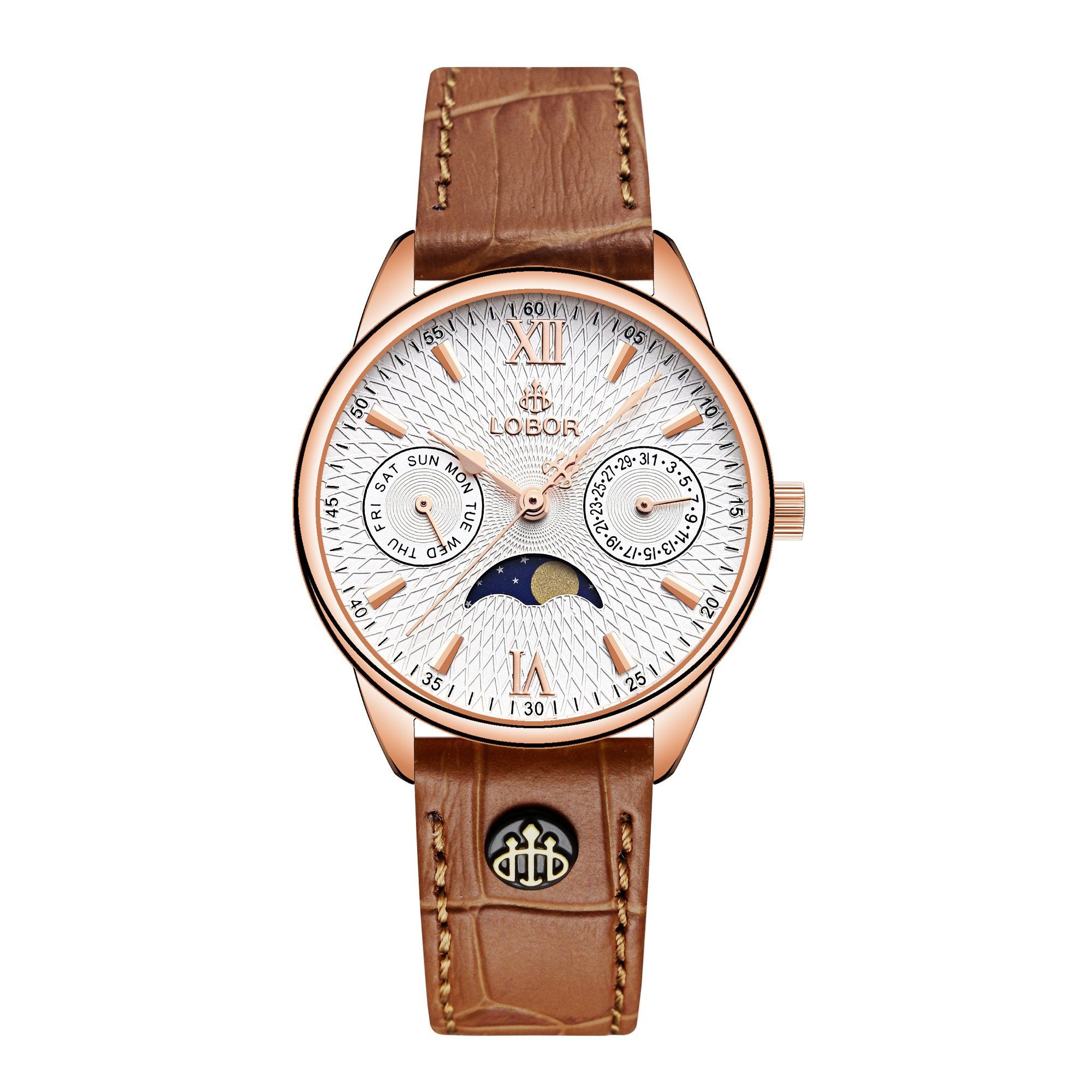 Brown moonphase watch for women