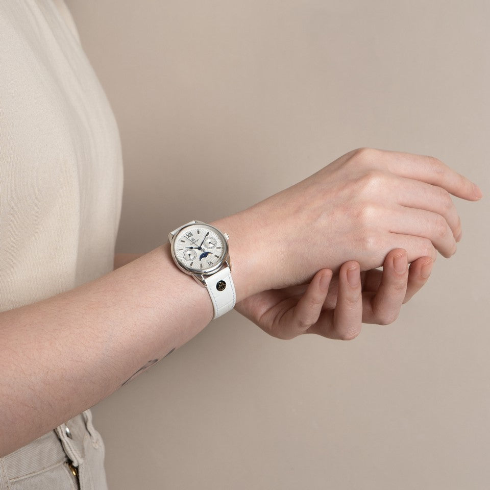 White moonphase watch for women