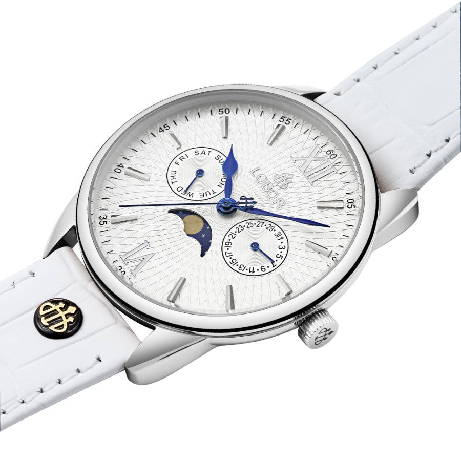 White moonphase watch for men