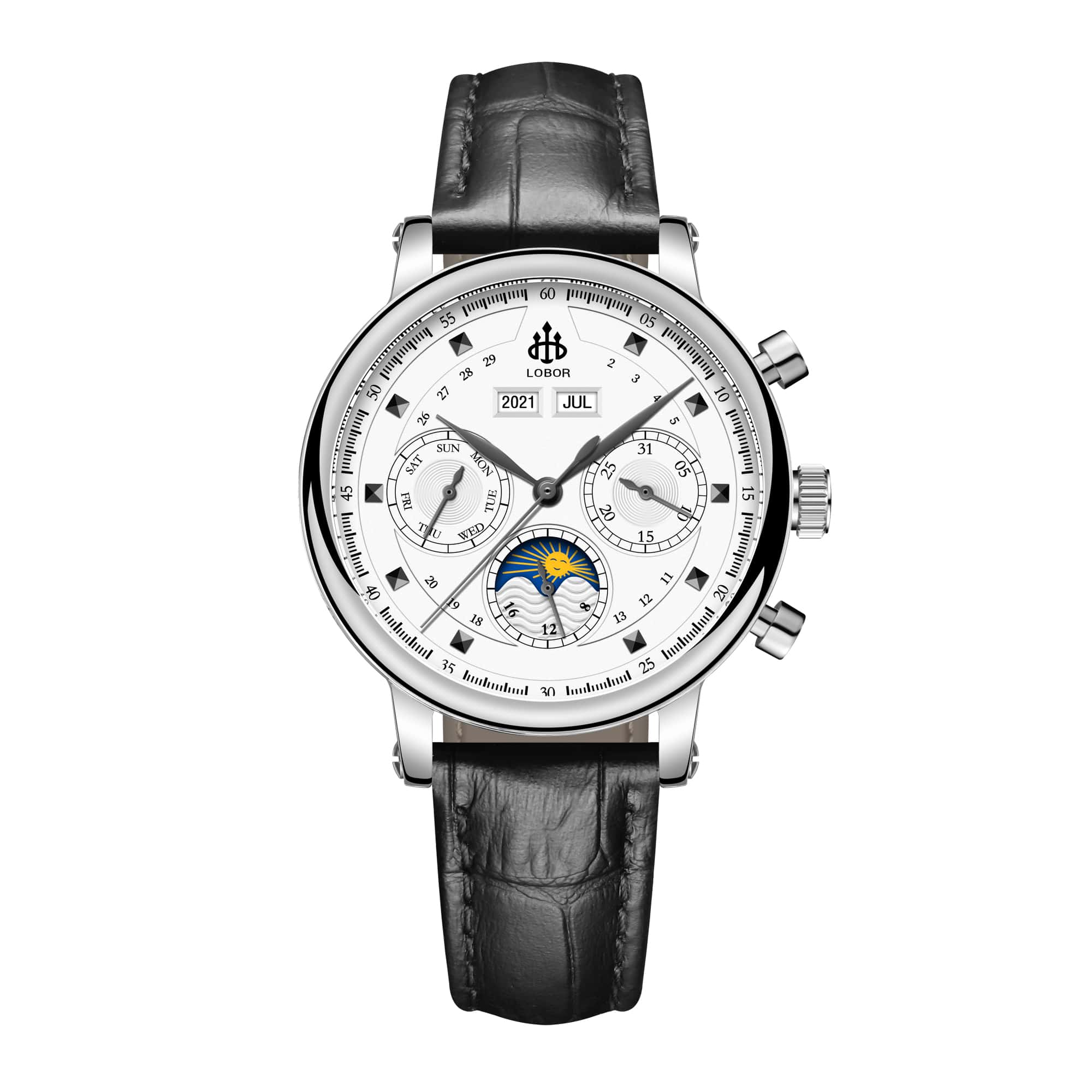 Black moonphase watch for women
